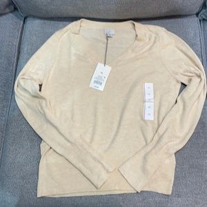 A New Day V Neck Pullover Sweater